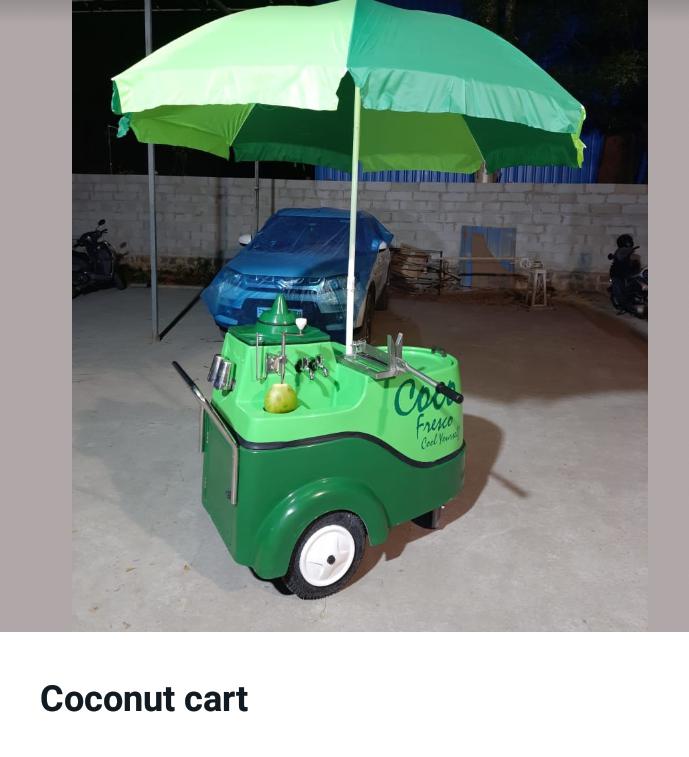 Coconut cart